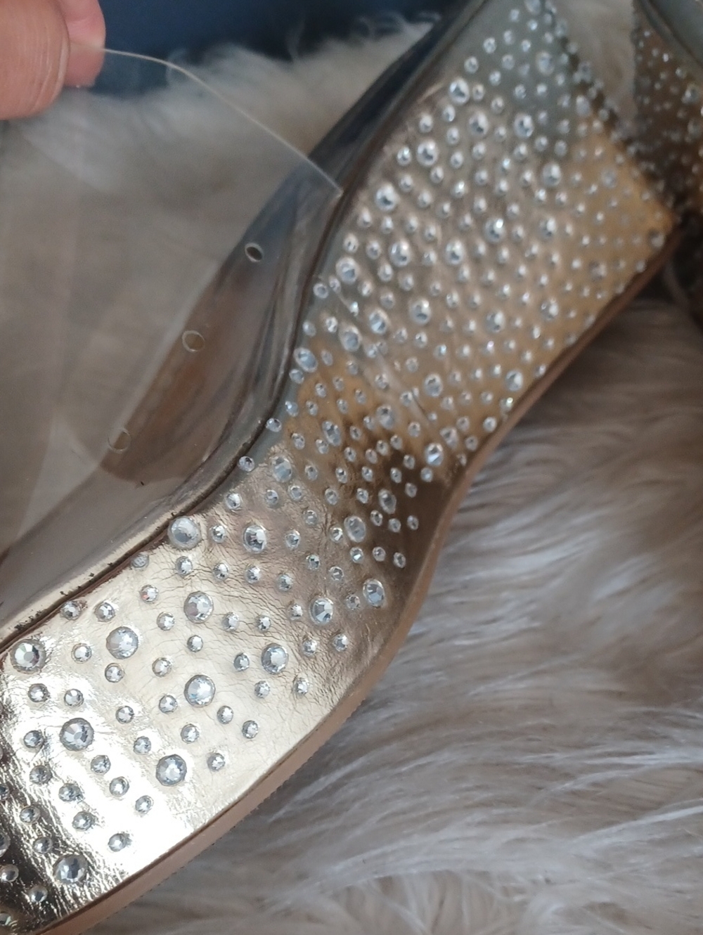 Pazzle Rhinestone Wedge Platforms - Picture 6 of 14